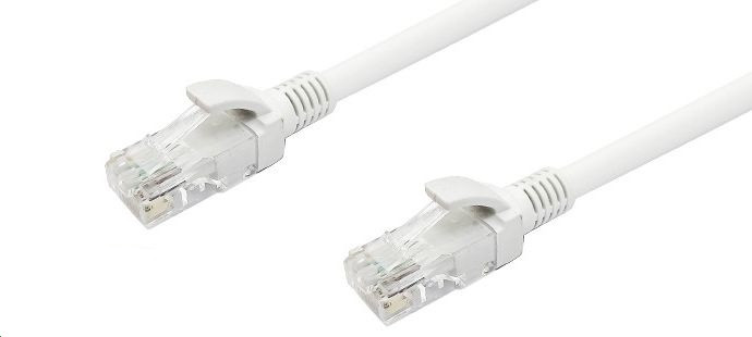 Сетевой кабель - витая пара - RJ45 (LAN) патчкорд UTP CAT-6, 3 метра, белый 556198 - фото 1 - id-p225059188