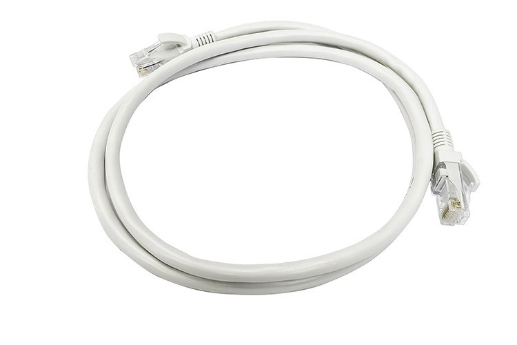 Сетевой кабель - витая пара - RJ45 (LAN) патчкорд UTP CAT-6, 3 метра, белый 556198 - фото 2 - id-p225059188