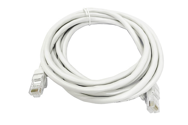 Сетевой кабель - витая пара - RJ45 (LAN) патчкорд UTP CAT-6, 10 метров, белый 556200 - фото 2 - id-p225059190