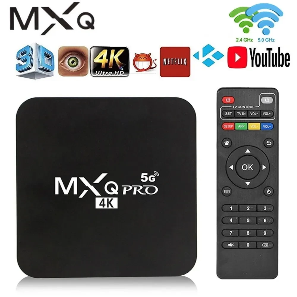 Цифровая приставка MXQpro 4K для ТВ - медиаплеер HDMI для цифрового телевидения Android v11.1, WI-FI - фото 6 - id-p225059251