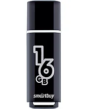 Флешка 16Gb Smart Buy Glossy series, USB 2.0, черный 556849