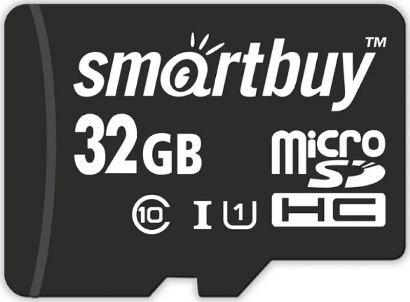 Карта памяти MicroSDHC 32Gb SmartBuy (SB32GBSDCL10-01), класс 10, SD-адаптер 556010 - фото 1 - id-p225059262