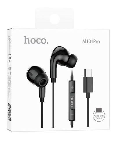 Наушники с микрофоном HOCO M101 Pro, Type-C, черный 556617 - фото 3 - id-p225059298