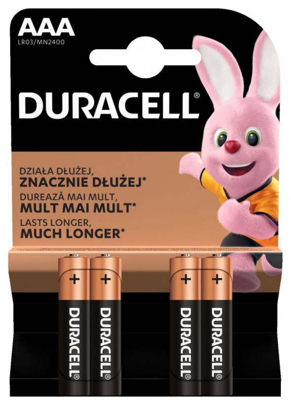 Батарейка - элемент питания DURACELL ААА/LR03 MN2400 556738 - фото 2 - id-p225059346