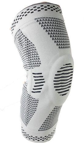 Фиксатор коленного сустава с силиконовой вставкой и пружинной опорой - бандаж на колено - ортопедический - фото 2 - id-p225059358