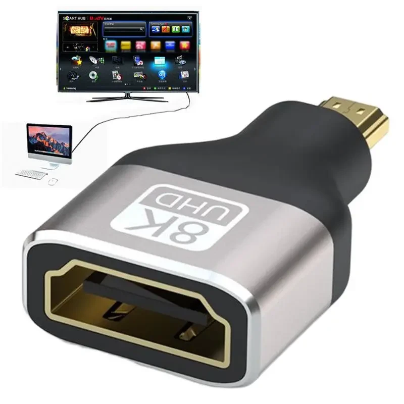 Адаптер - переходник MicroHDMI - HDMI 8K 556761 - фото 2 - id-p225060149