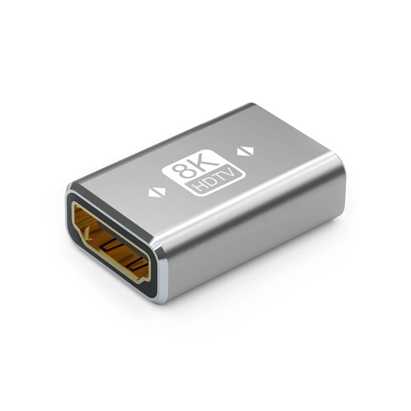 Адаптер - переходник HDMI - HDMI 2.1 8K, мама-мама, черный 556760 - фото 1 - id-p225060154