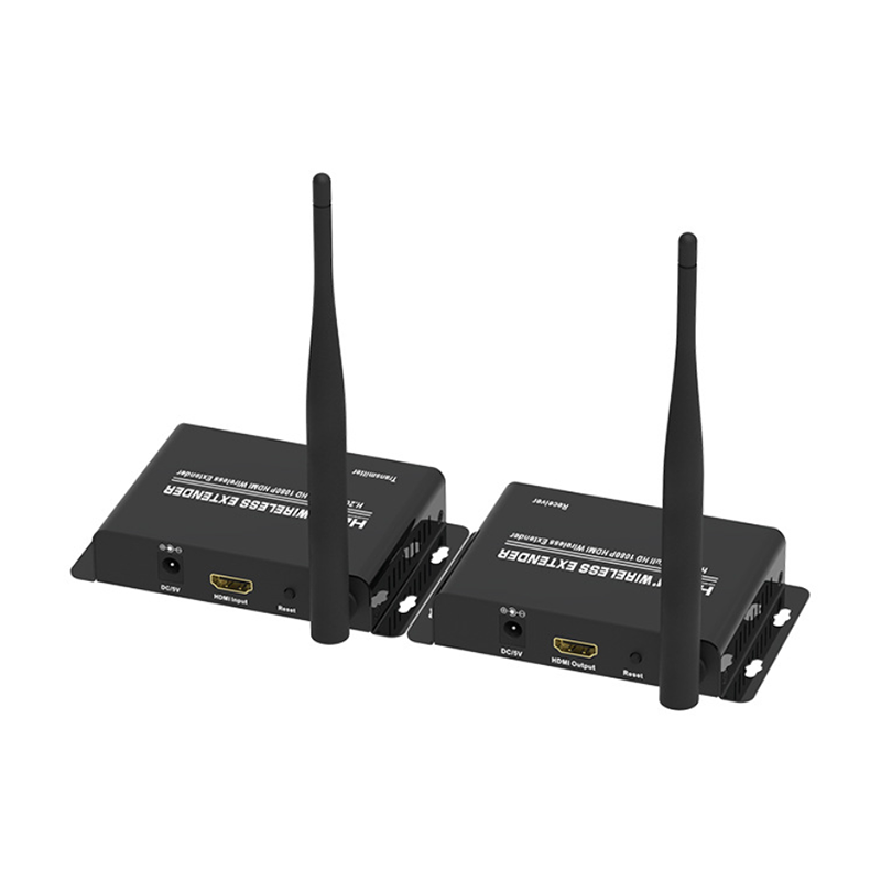 Удлинитель сигнала HDMI по Wi-Fi до 100м, активный, FullHD 1080p, комплект, черный 556208 - фото 2 - id-p225060170