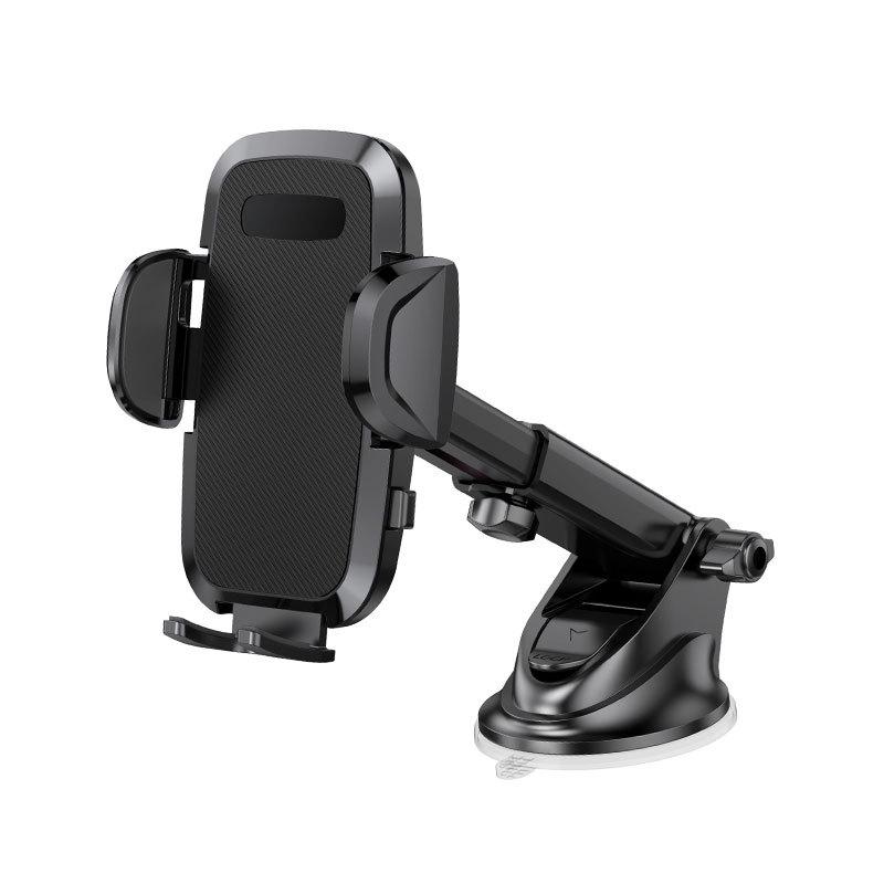 Автомобильный телескопический держатель для телефона S166A+S188 на присоске, черный 557052 - фото 2 - id-p225059438