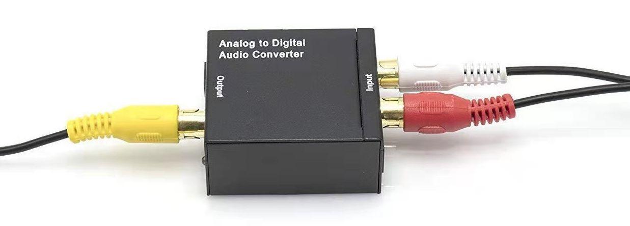 Адаптер - переходник, аудио-преобразователь с RCA (тюльпаны) на оптику (Toslink/SPDIF), черный 556506 - фото 2 - id-p225060205