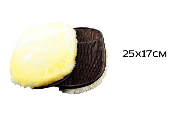 Губка для бережной мойки автомобиля - мягкая перчатка - безразмерная рукавица - варежка из искусственной - фото 4 - id-p225059462