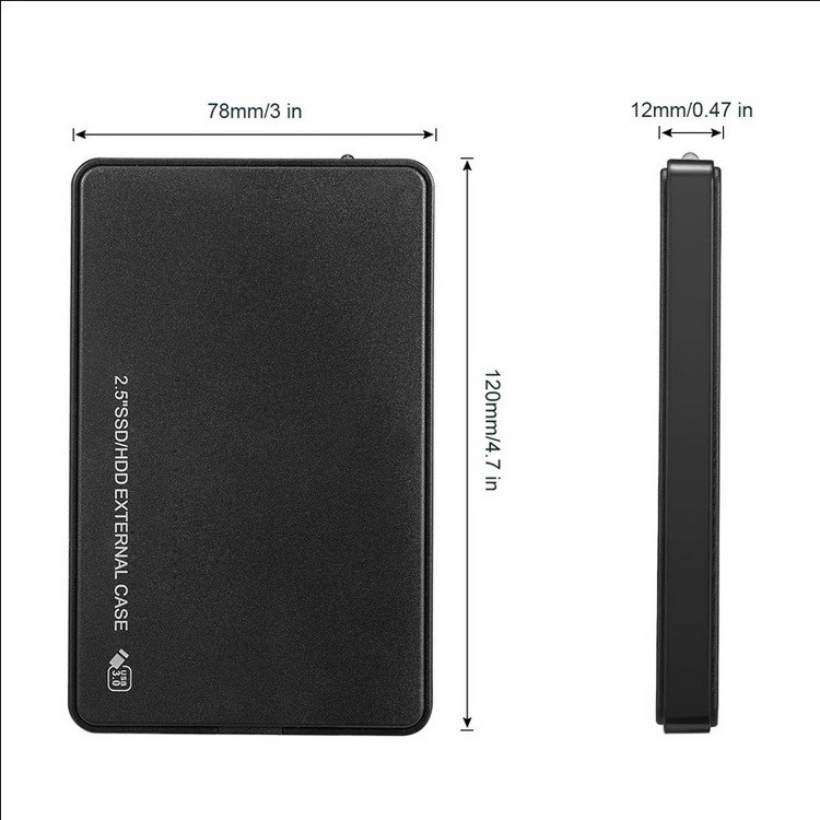 Внешний корпус - бокс SATA - MiniUSB - USB3.0 для жесткого диска SSD/HDD 2.5 , черный 555631 - фото 6 - id-p225060228