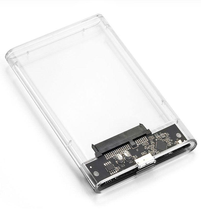 Внешний корпус - бокс SATA - USB3.1 Type-C для жесткого диска SSD/HDD 2.5 , прозрачный 556752 - фото 5 - id-p225060233