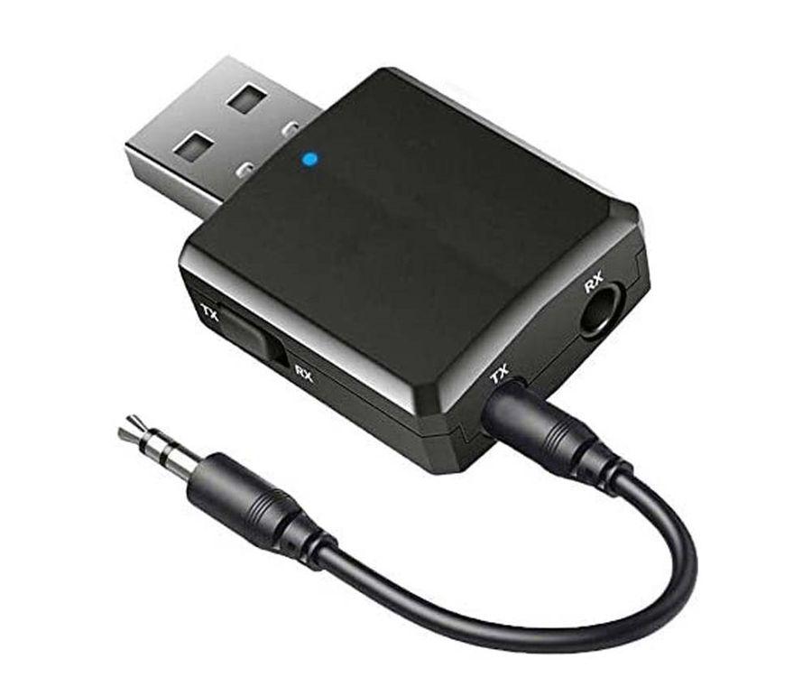 Беспроводной аудио адаптер Bluetooth v5.0 RX/TX, ZF-169 Plus, черный 555328 - фото 1 - id-p225060241