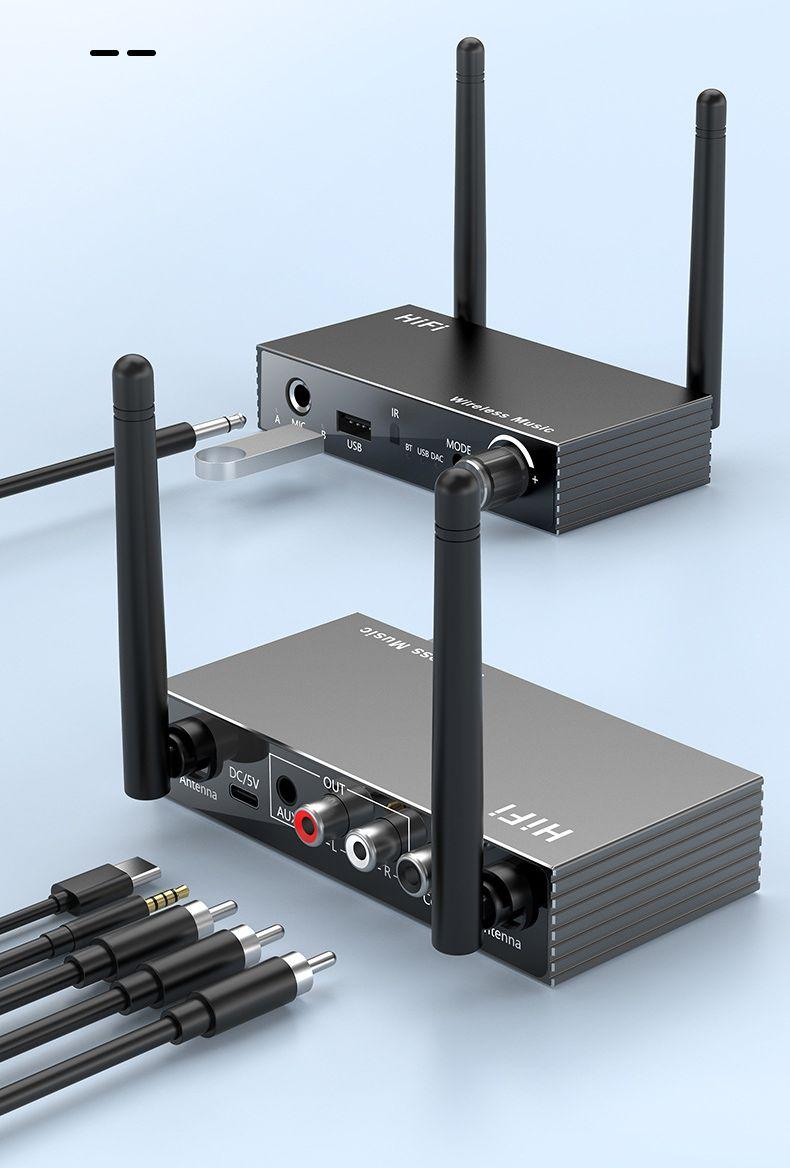 Караоке-приставка - аудио-преобразователь Hi-Fi Coaxial на jack 3.5mm (AUX) / RCA - ресивер Bluetooth 5.3, - фото 2 - id-p225060246