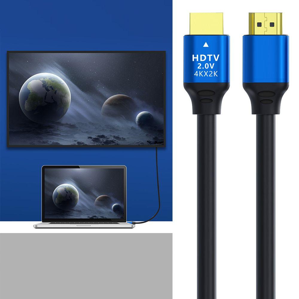 Кабель HDMI - HDMI v2.0, 4K 3D, папа-папа, 3 метра, черный 555186 - фото 2 - id-p225060300