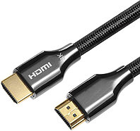 Кабель HDMI v2.1 Premium PRO UltraHD 8K 60Гц / 4K 120Гц, поддержка HDR, ARC, 48 Гбит/с, 10 метров, черный