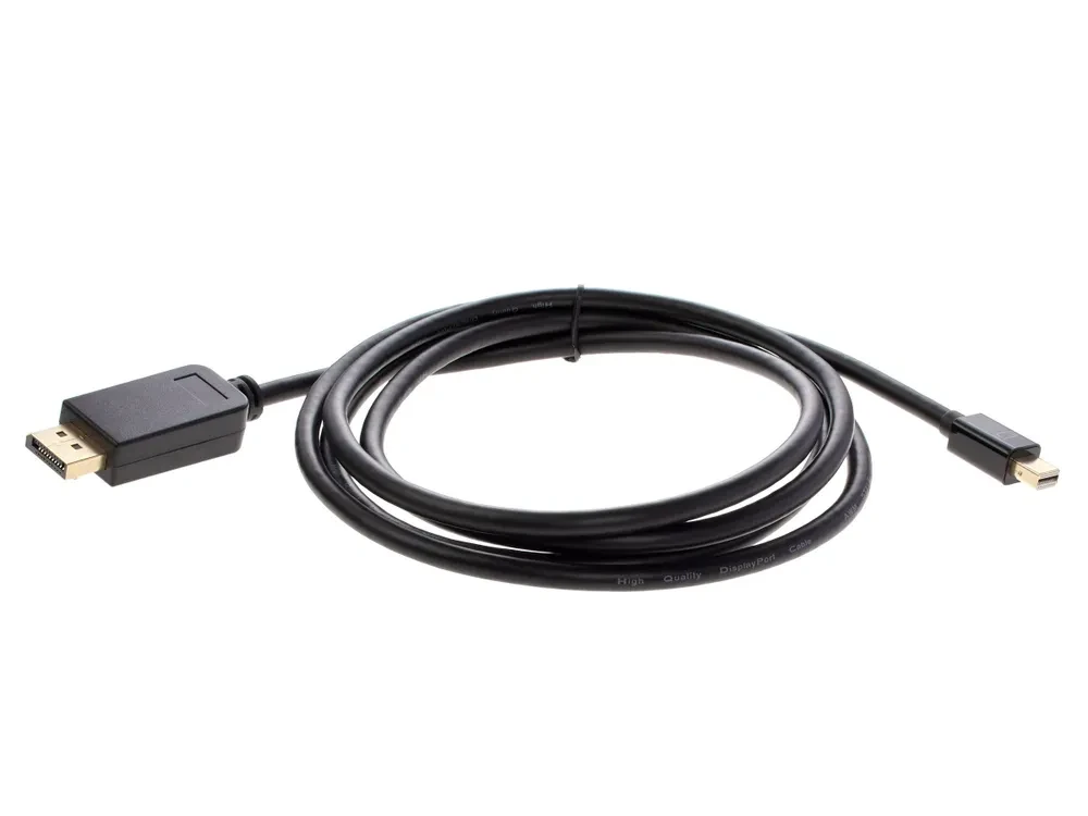 Кабель Mini DisplayPort - DisplayPort, папа-папа, 1,8 метра, черный 556623 - фото 2 - id-p225060343