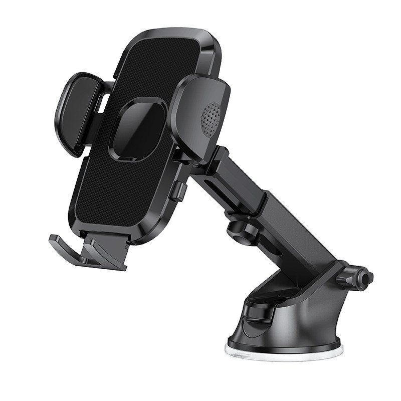 Автомобильный телескопический держатель для телефона на присоске S161+S175A, черный 557053 - фото 2 - id-p225060459