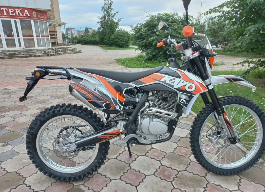 Мотоцикл kayo T2 250 MX enduro - фото 1 - id-p225061261
