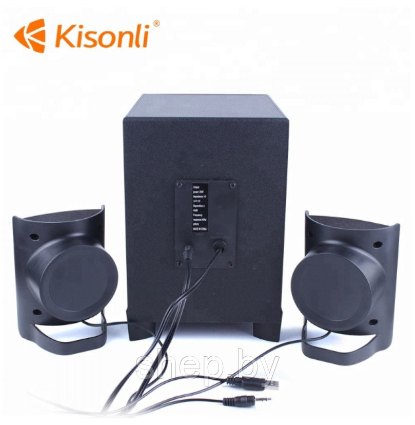 Колонки для ПК Kisonli TM-6000U с Bluetooth (FM/BT/USB/AUX) - фото 3 - id-p225061339