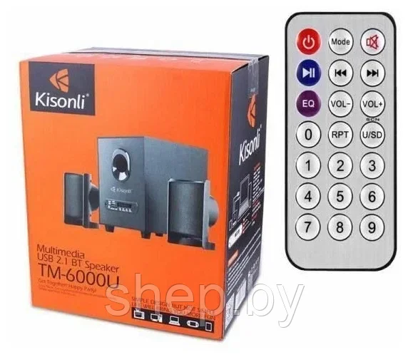 Колонки для ПК Kisonli TM-6000U с Bluetooth (FM/BT/USB/AUX) - фото 8 - id-p225061339