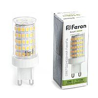 Лампа светодиодная Led Feron LB-435 G9 11W 175-265V 4000K 38150