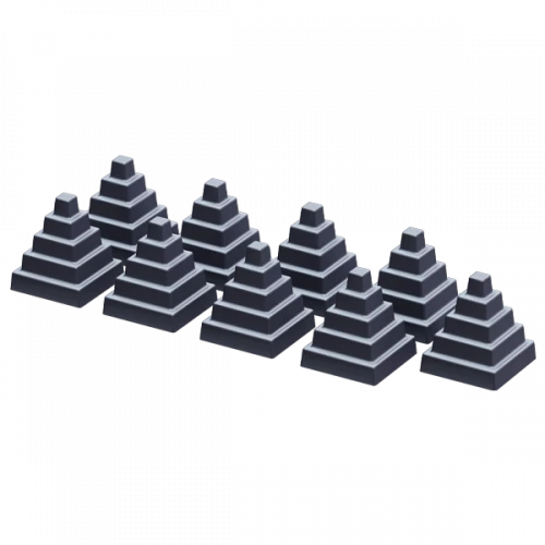 Комплект чугунных пирамид (9 шт.) - фото 1 - id-p225061354