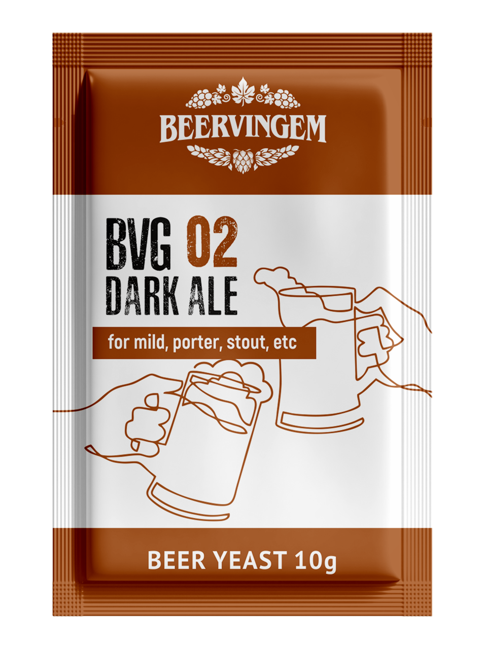 Дрожжи Beervingem для темного пива "Dark Ale BVG-02", 10 г - фото 1 - id-p208289289