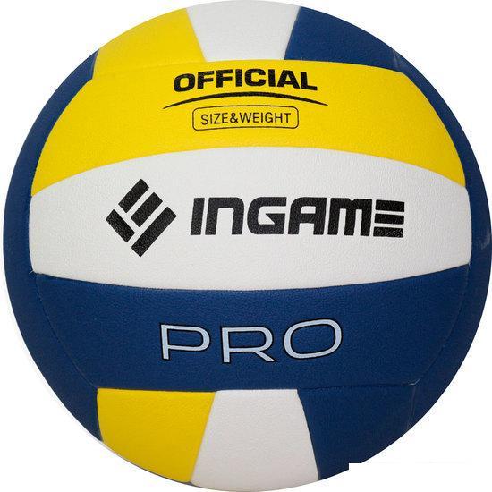Волейбольный мяч Ingame Pro MS-912 (5 размер, белый/синий/желтый) - фото 1 - id-p224841770