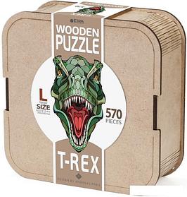 Пазл Eco-Wood-Art Ти-Рекс L в деревянной упаковке (570 эл)