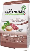 Сухой корм для собак Unica Natura Unico Mono All Breed с гусем, рисом и горохом 2.5 кг