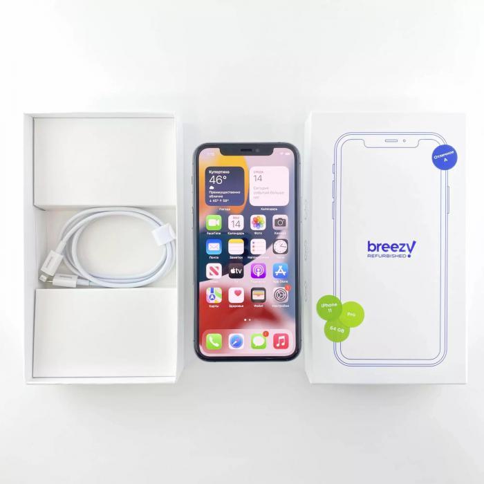 Apple iPhone 11 Pro 64 GB Space Gray (Восстановленный) - фото 1 - id-p224790015