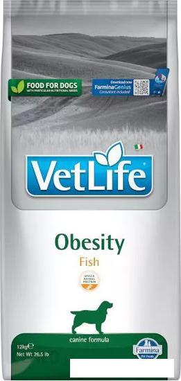 Сухой корм для собак Farmina Vet Life Obesity Fish (диетический корм для собак для снижения избыточной массы - фото 1 - id-p224841829