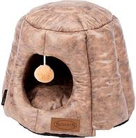 Лежак Scruffs Knightsbridge Cat Igloo 661457 (шоколадный)