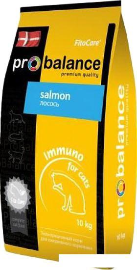 Корм для кошек Probalance Immuno Salmon 10 кг - фото 1 - id-p224845084