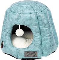 Лежак Scruffs Knightsbridge Cat Igloo 661556 (бирюзовый)