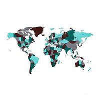 Сборная модель EWA «Карта Мира Small» Эмеральд Плэнет