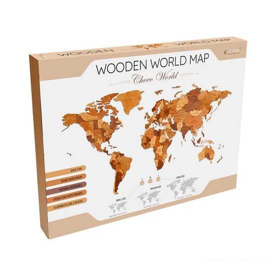 Сборная модель EWA «Карта Мира Large» Шоко Уорлд - фото 3 - id-p224842932