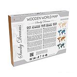 Сборная модель EWA «Карта Мира Large» Смоуки Дримс, фото 4