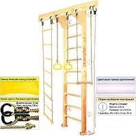 Шведская стенка (лестница) Kampfer Wooden Ladder Wall (стандарт, натуральный/белый)
