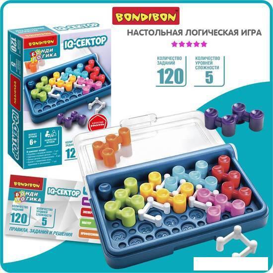 Настольная игра Bondibon БондиЛогика IQ-Сектор ВВ5957 - фото 2 - id-p224841933