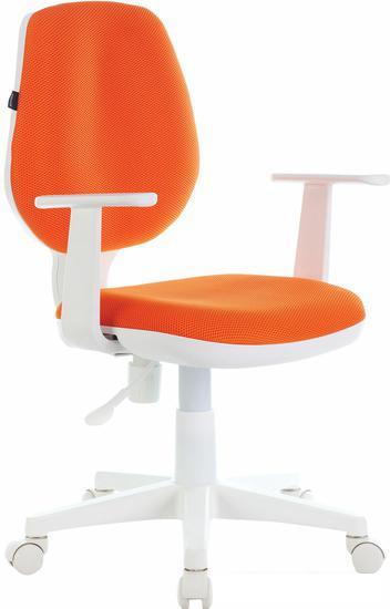 Компьютерное кресло Brabix Fancy MG-201W 532410 (белый/оранжевый TW-96-1) - фото 1 - id-p224867347