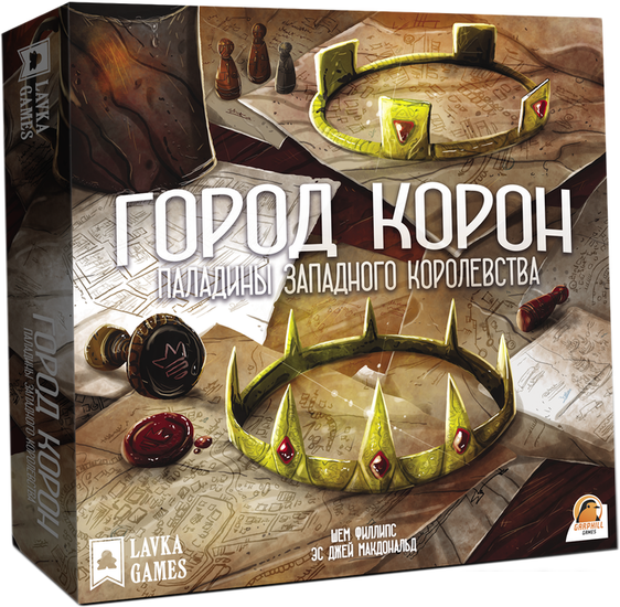 Настольная игра Lavka Games Паладины западного королевства: Город корон (дополнение) - фото 1 - id-p224869441