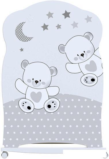 Классическая детская кроватка VDK Funny Bears колесо-качалка (белый) - фото 2 - id-p224844025