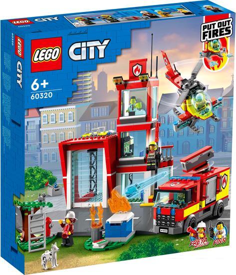 Конструктор LEGO City 60320 Пожарная часть - фото 1 - id-p224844026