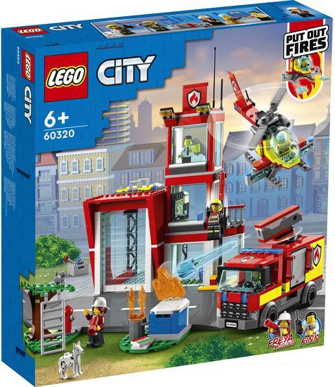 Конструктор LEGO City 60320 Пожарная часть - фото 2 - id-p224844026
