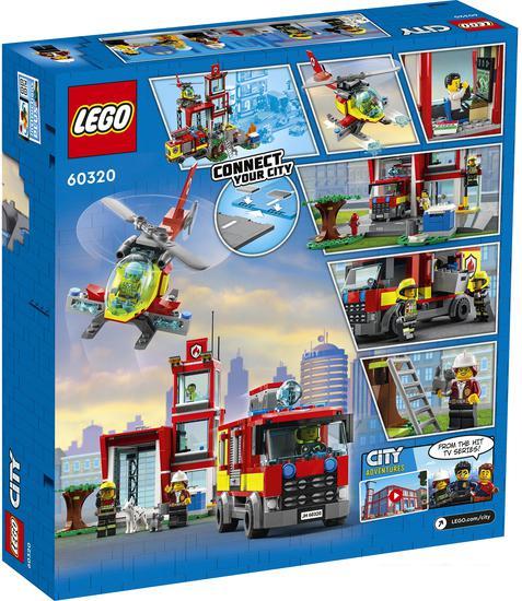 Конструктор LEGO City 60320 Пожарная часть - фото 3 - id-p224844026