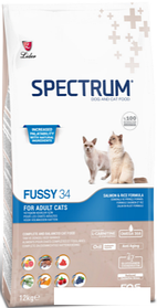 Сухой корм для кошек Spectrum Fussy 34 с рыбой 12 кг