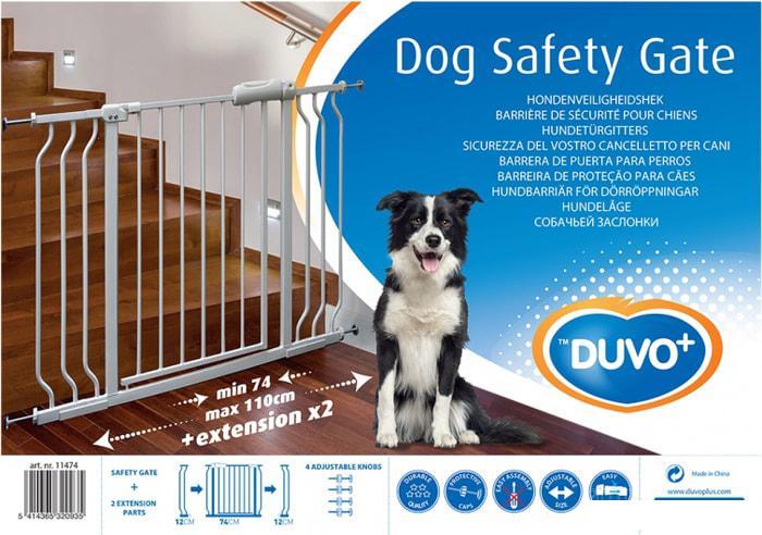 Барьер дверной Duvo Plus Dog Safety Gate 11474/DV - фото 2 - id-p224844043
